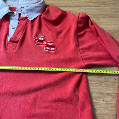 Polo manches longues saumon - Front Row - Taille L