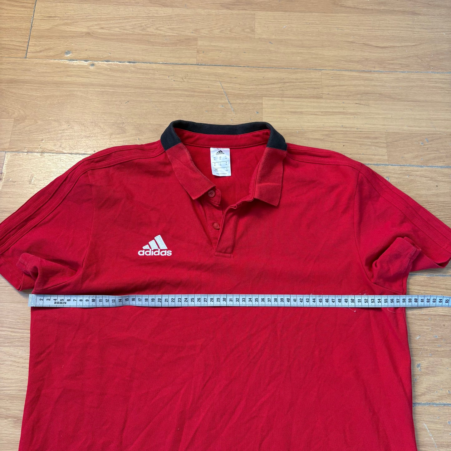 Polo rouge - Adidas - Taille XL