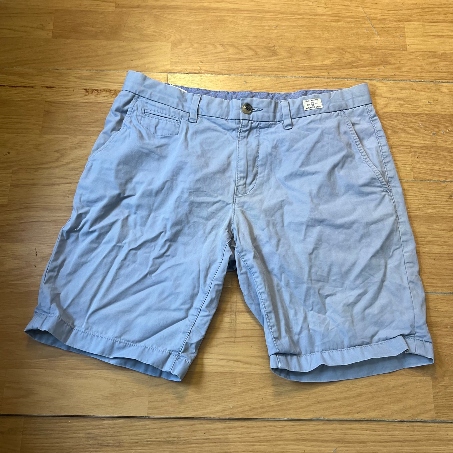 Short bleu-gris - Tommy Hilfiger - Taille 34