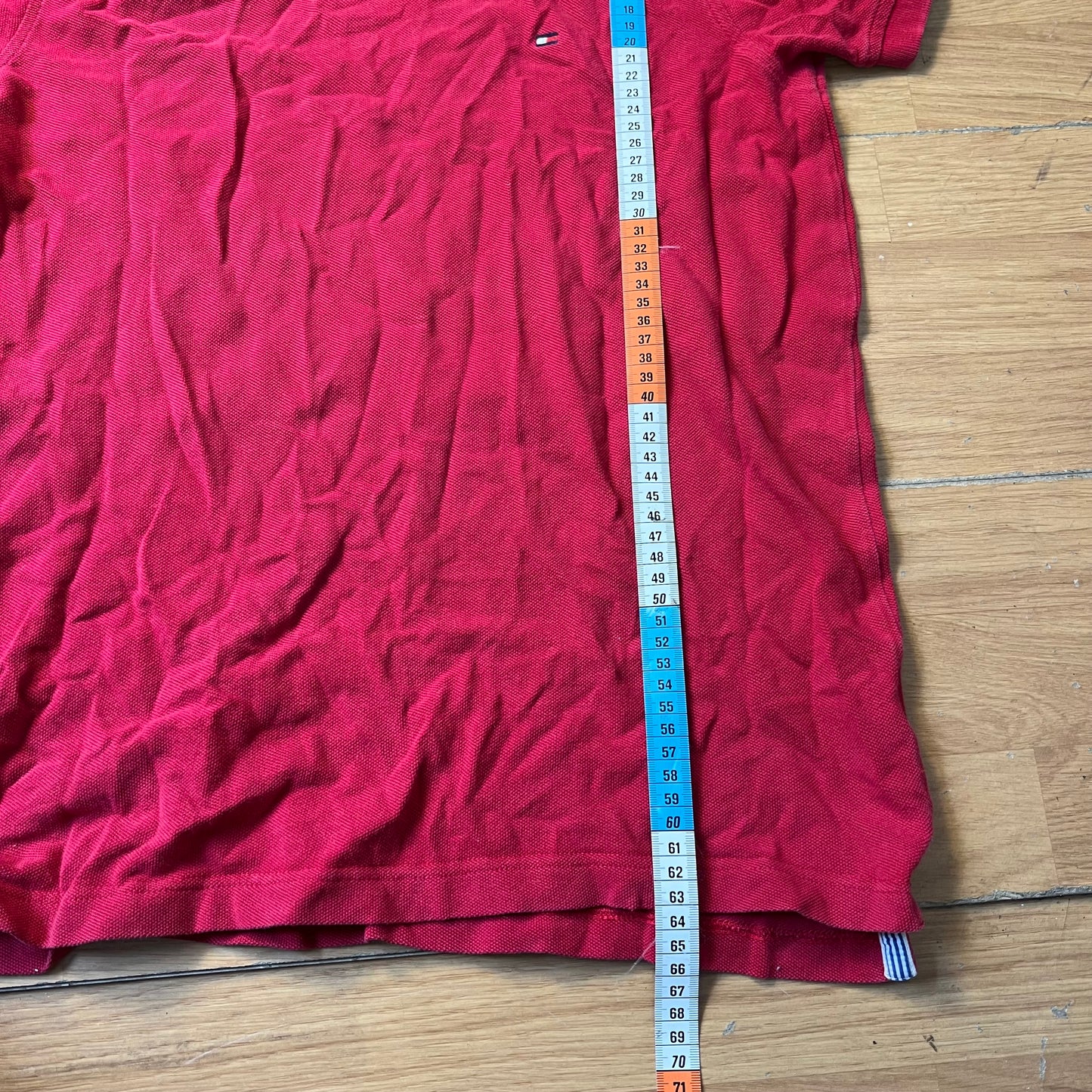 Polo rouge - Tommy Hilfiger - Taille S