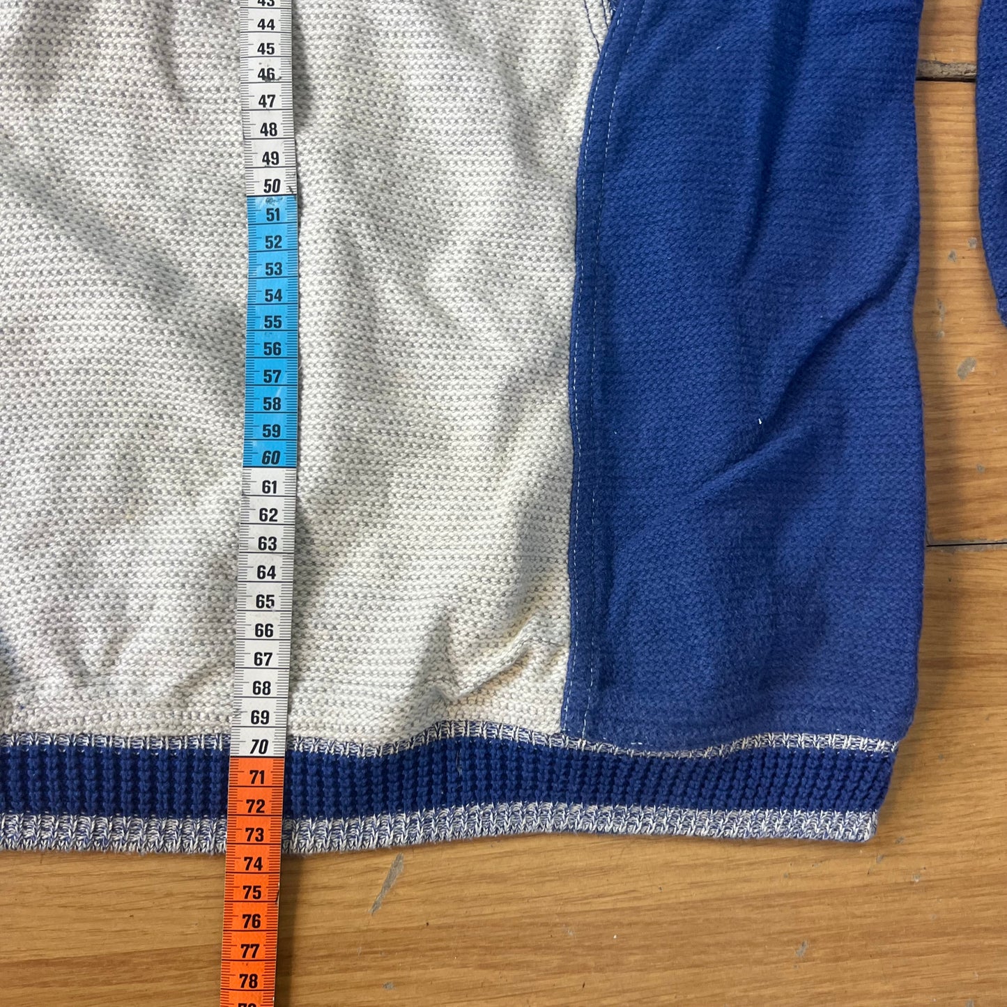 Pull crème et bleu - Culo Colucci - Taille XL by SARLOTTE