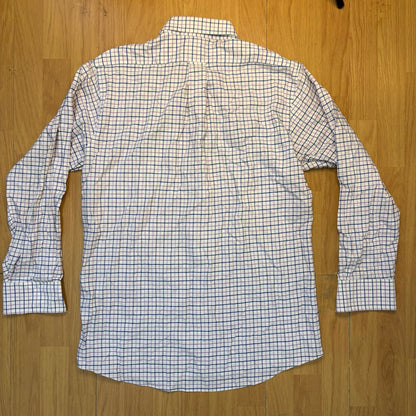 Chemise manches longues violet, blanc et bleu - Izod - Taille 32/33