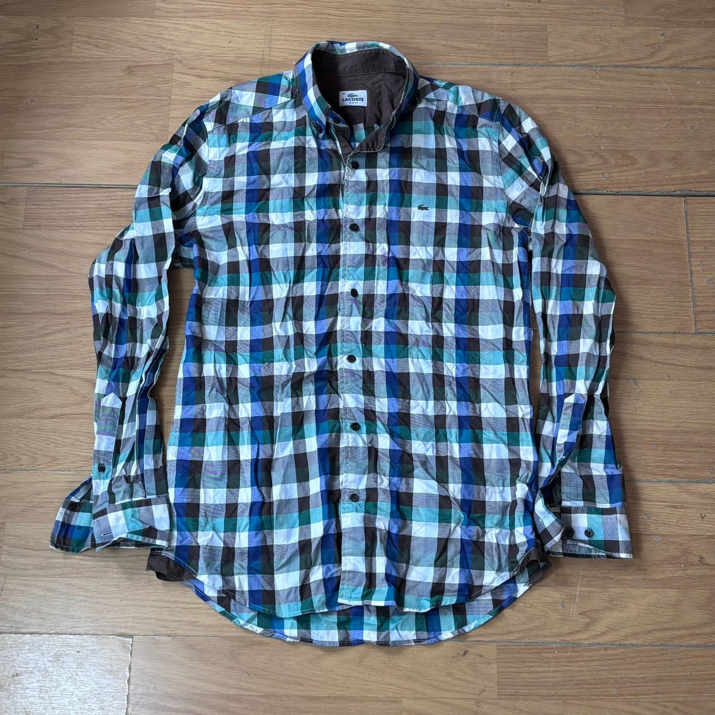 Chemise Lacoste – Taille 39 (Slim Fit, coton)