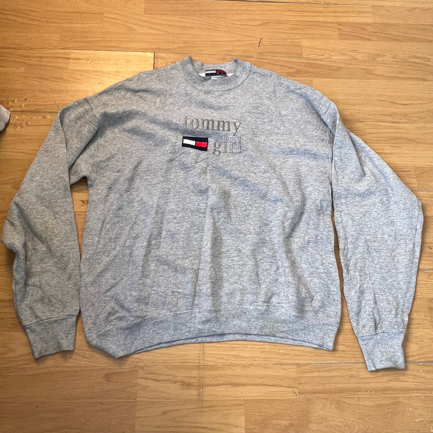 Sweat gris sans capuche - Tommy Hilfiger - Taille L/XL