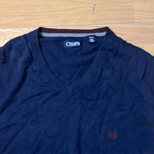 Pull sans manches bleu foncé - Chaps - Taille XXXL