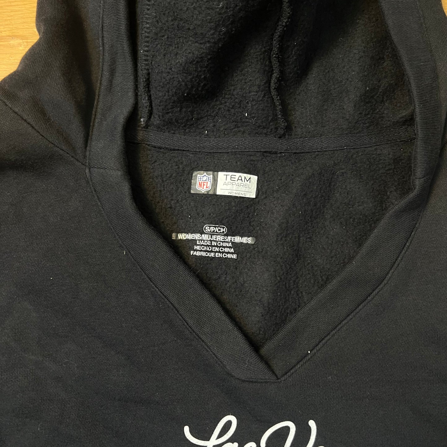 Sweat à capuche noir - NFL (femme) - Taille S