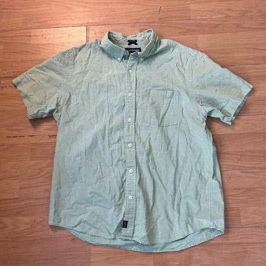 Chemise à manches courtes verte à carreaux - Abercrombie & Fitch - Taille XL