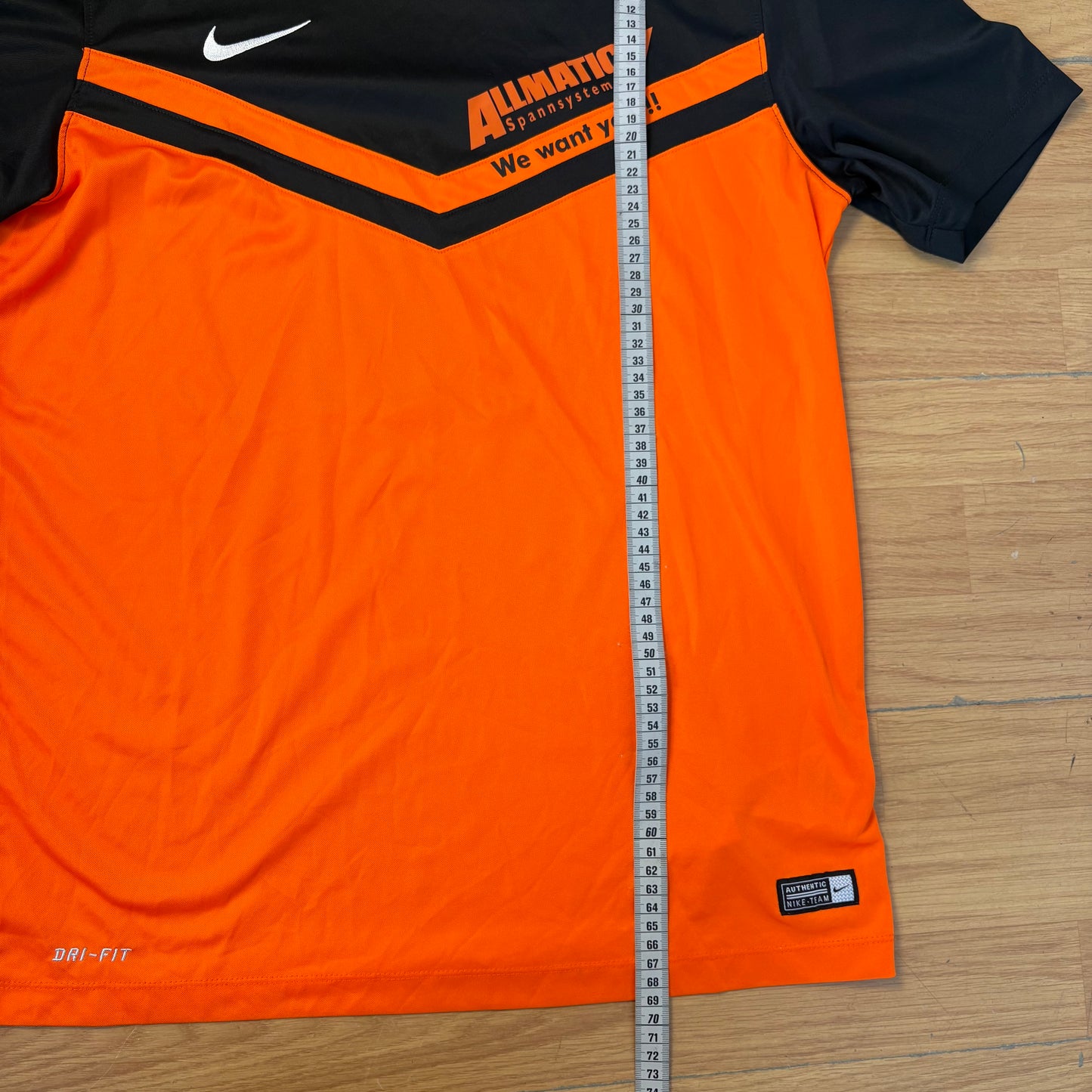 T-shirt orange et noir Authentic Nike-Team - Nike - Taille M