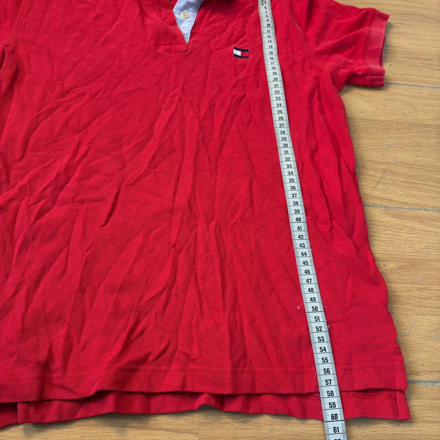 Polo rouge - Tommy Hilfiger - Taille S