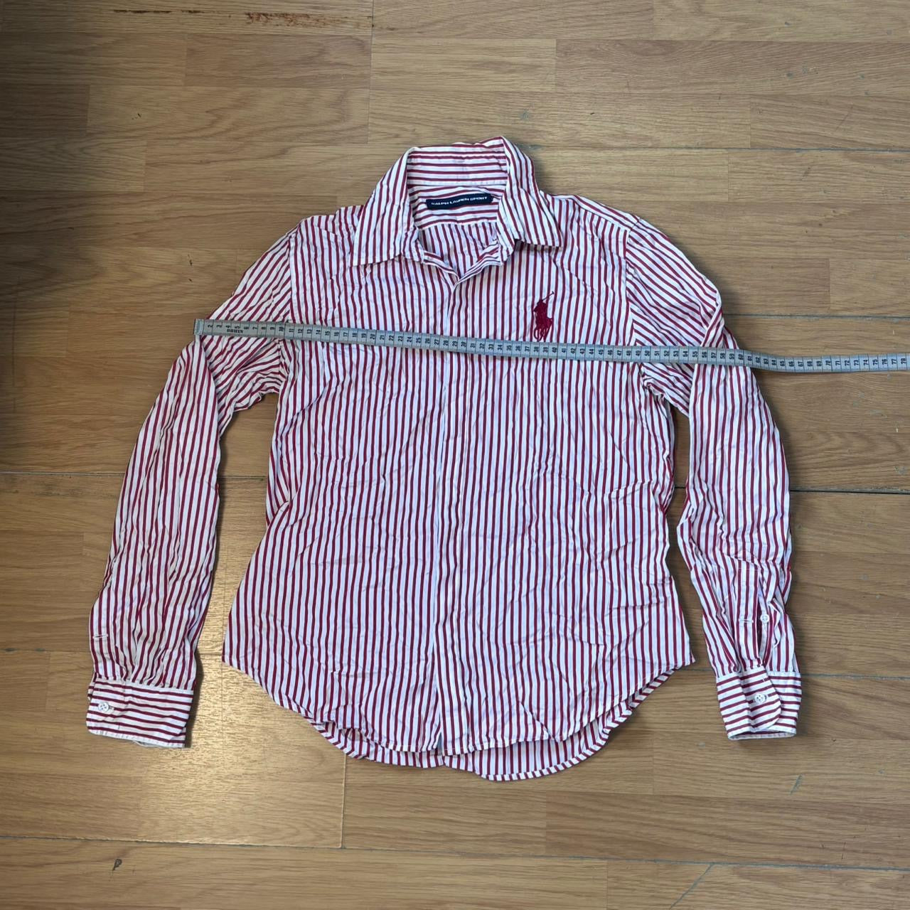 Chemise Ralph Lauren Sport – Rayée blanc & rouge – Taille S