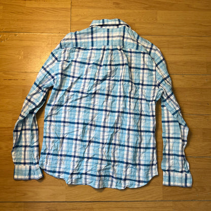 Chemise à carreaux bleu et blanc - Gap - Taille L