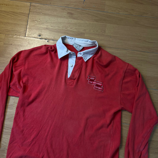 Polo manches longues saumon - Front Row - Taille L