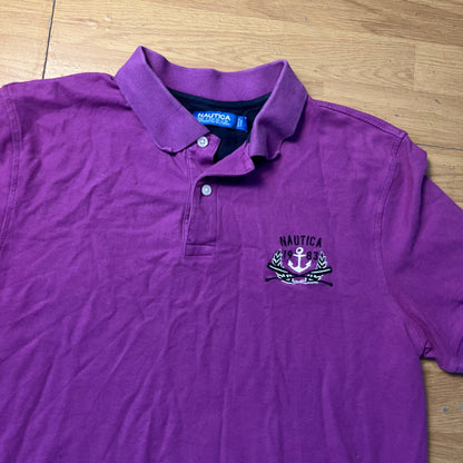 Polo violet - Nautica - Taille L