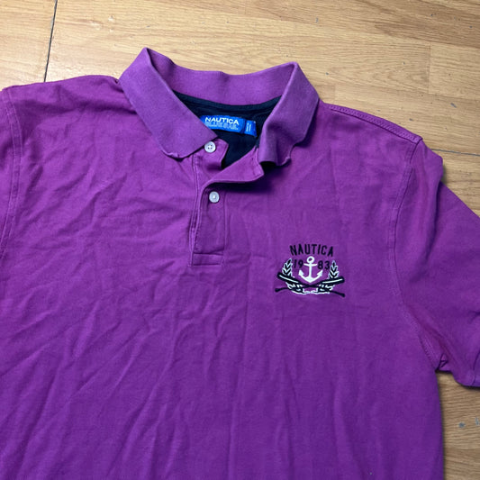 Polo violet - Nautica - Taille L