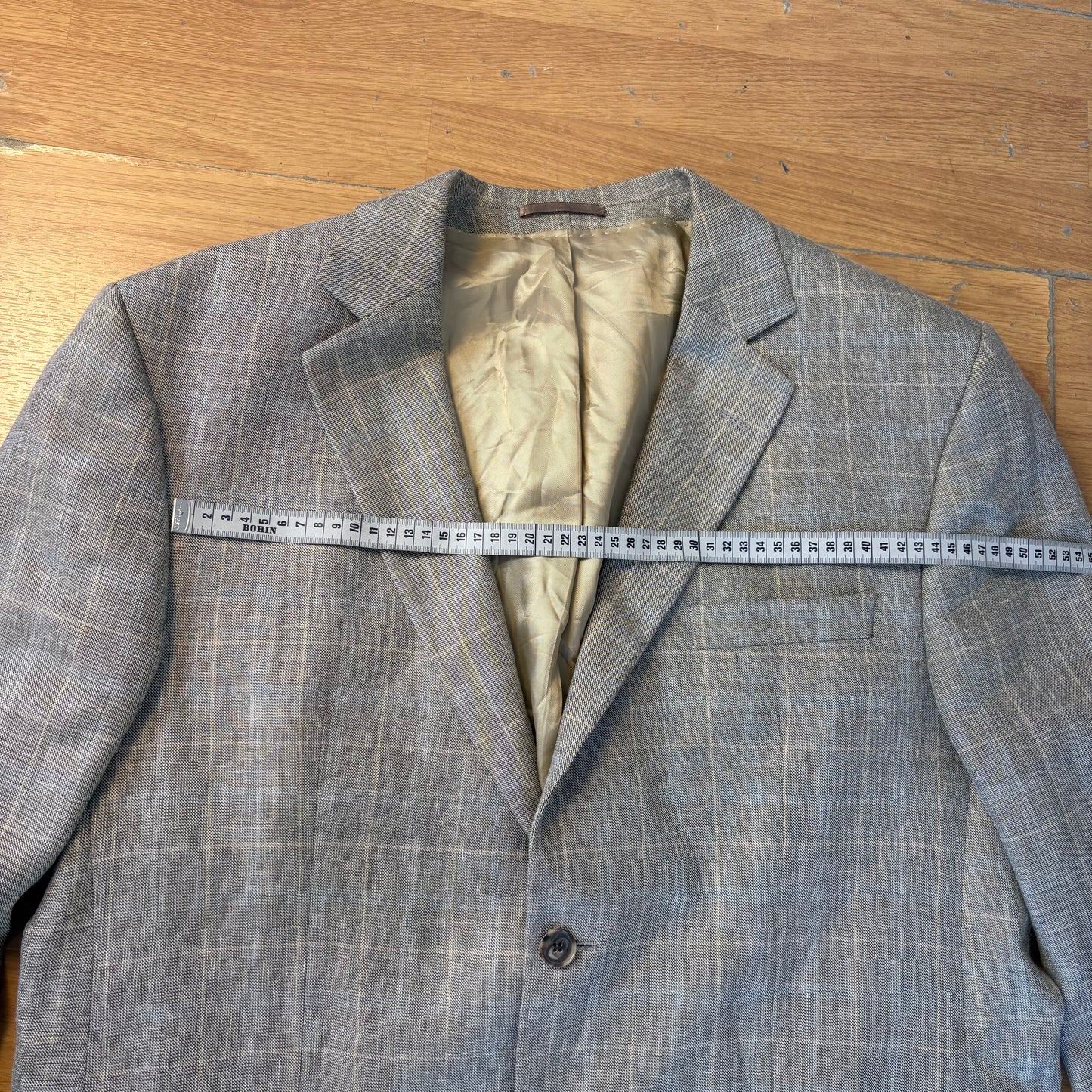 Blazer gris à carreaux - Paul R. Smith - Taille 52