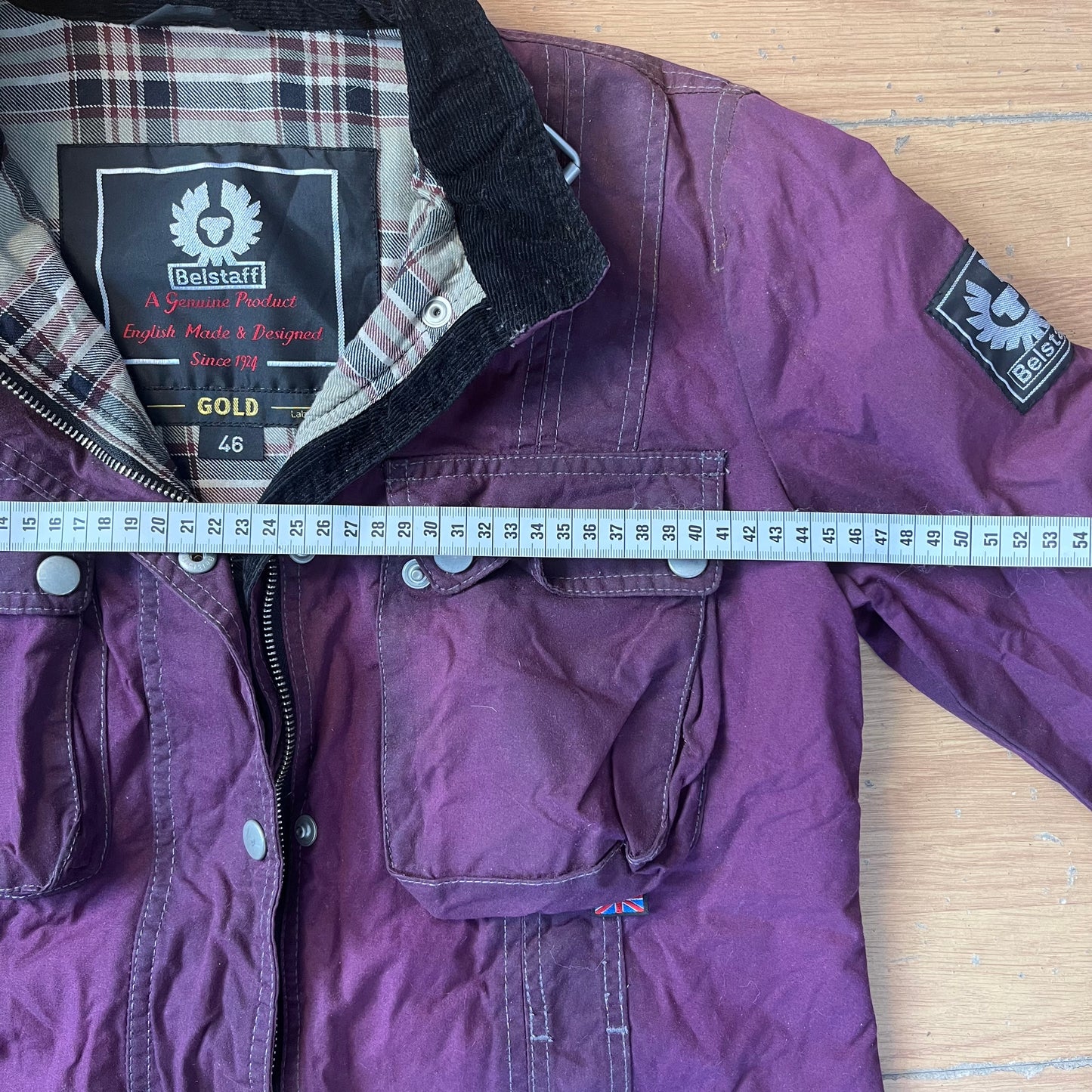 Veste style Harrington violet - Belstaff - Taille 46