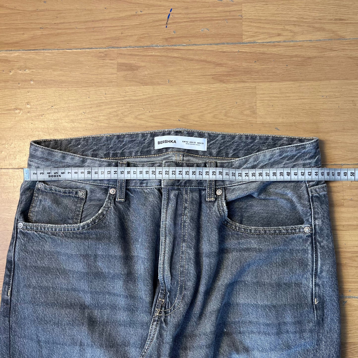 Jean gris Bershka – Taille – EUR 42 (32)