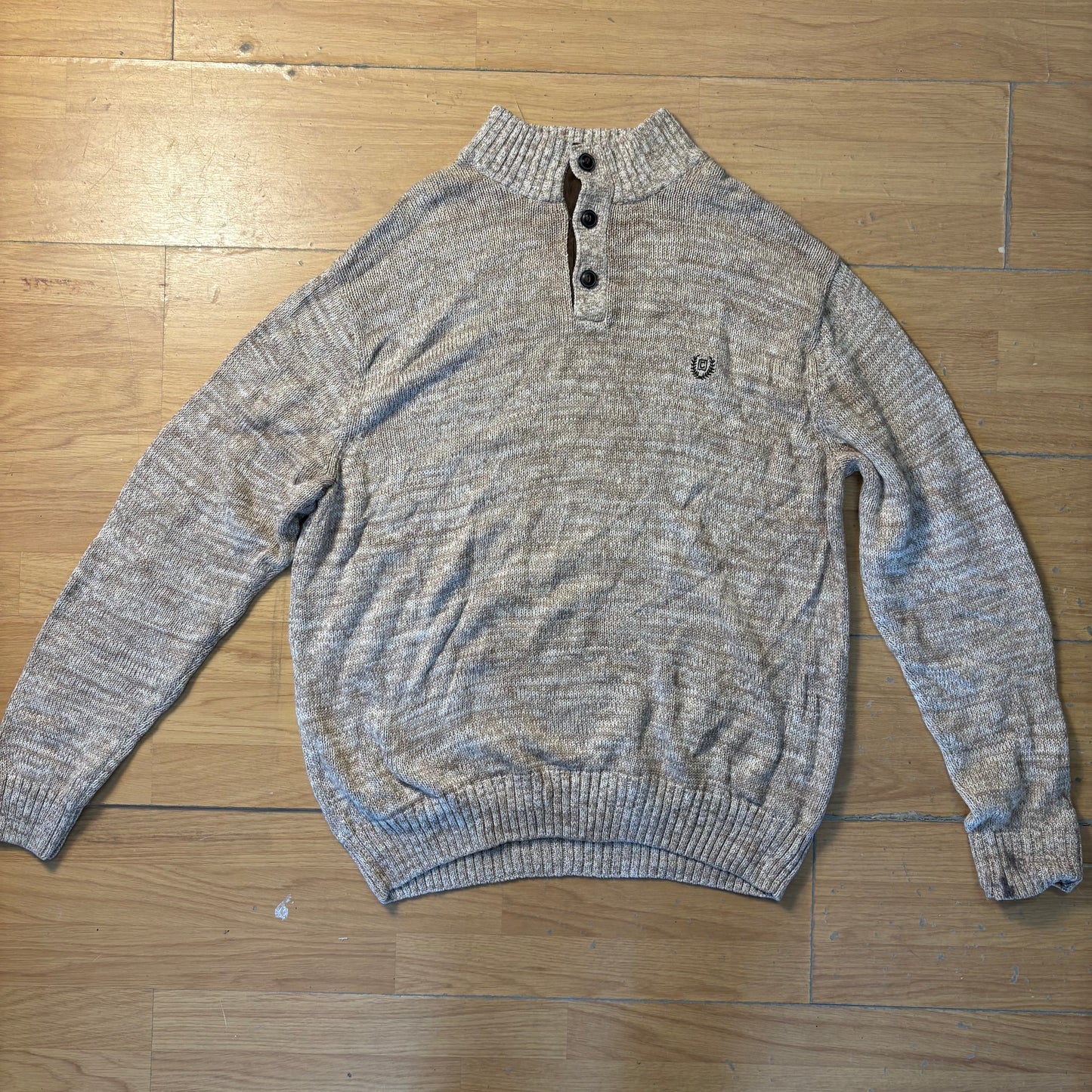 Pull en maille beige - Chaps - Taille XL