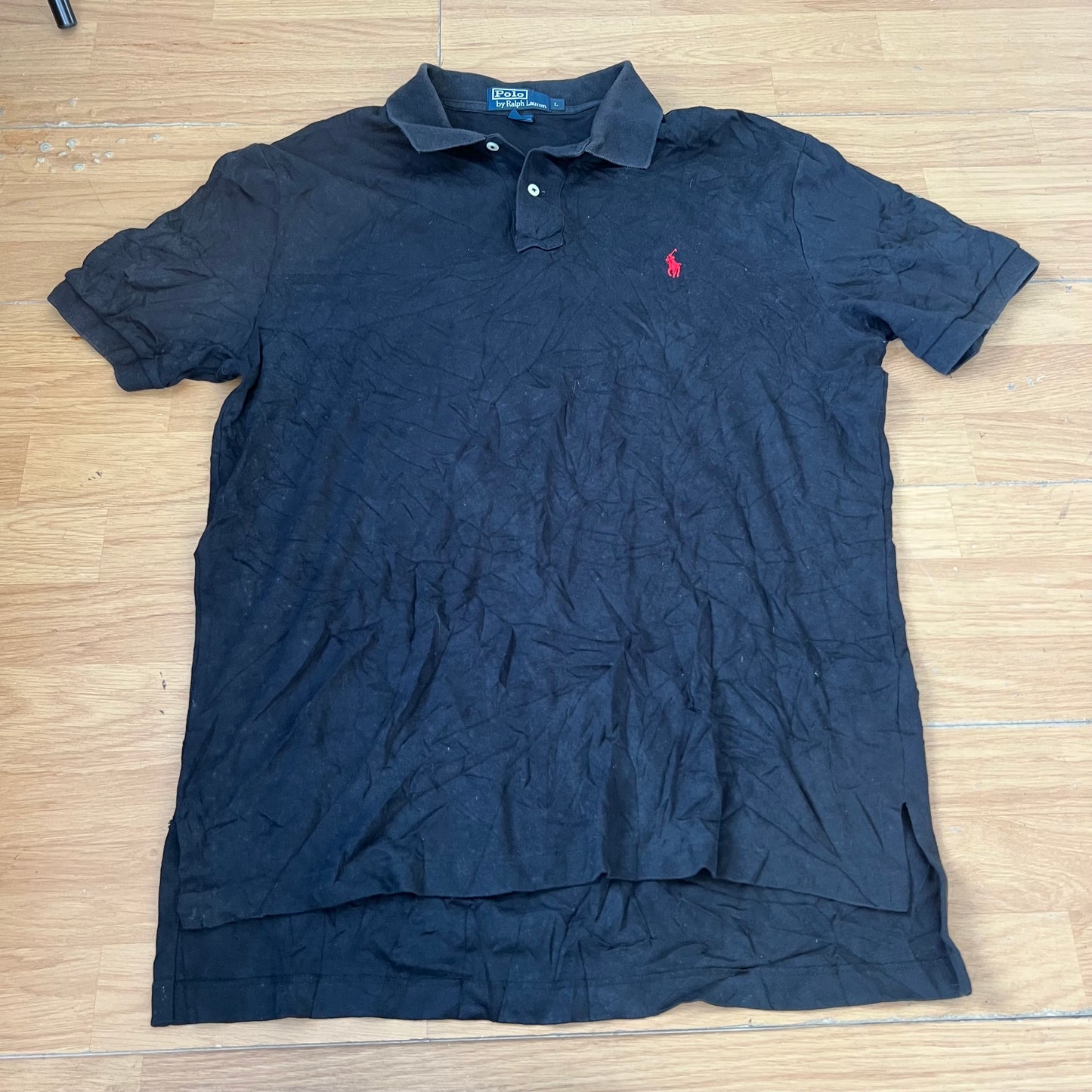 Polo noir - Ralph Lauren - Taille L