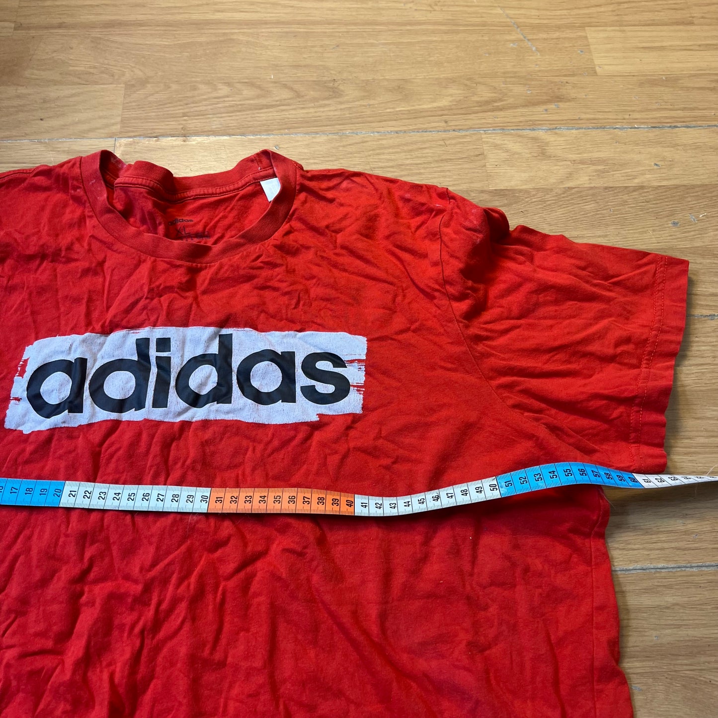 T-shirt orange foncé - Adidas - Taille XL