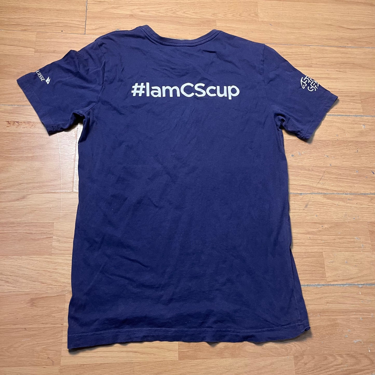 T-shirt manches longues bleu foncé Puma – Taille – S