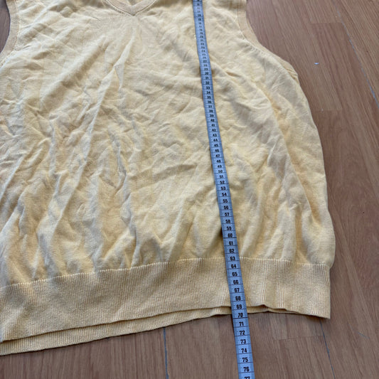 Gilet sans manches jaune - Izod - Taille XL