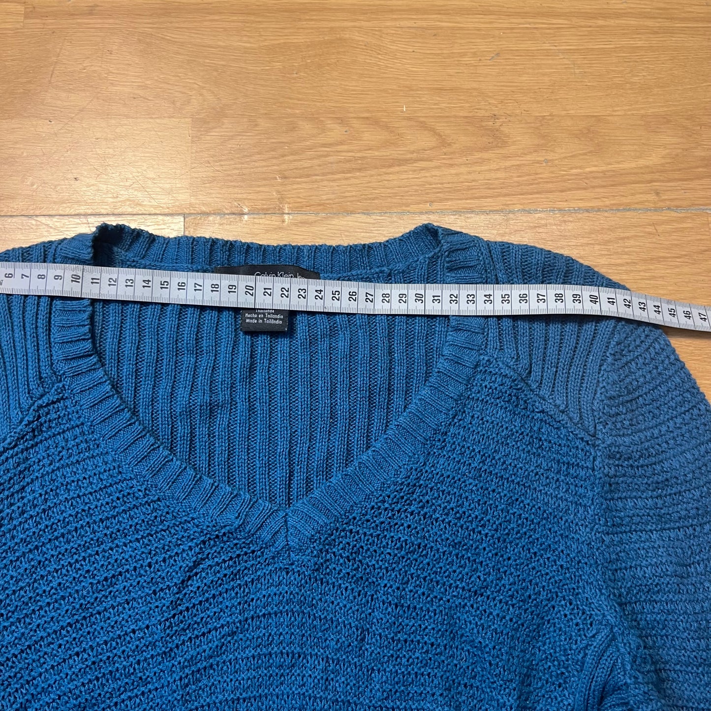 Polo bleu - Calvin Klein (femme) - Taille XL