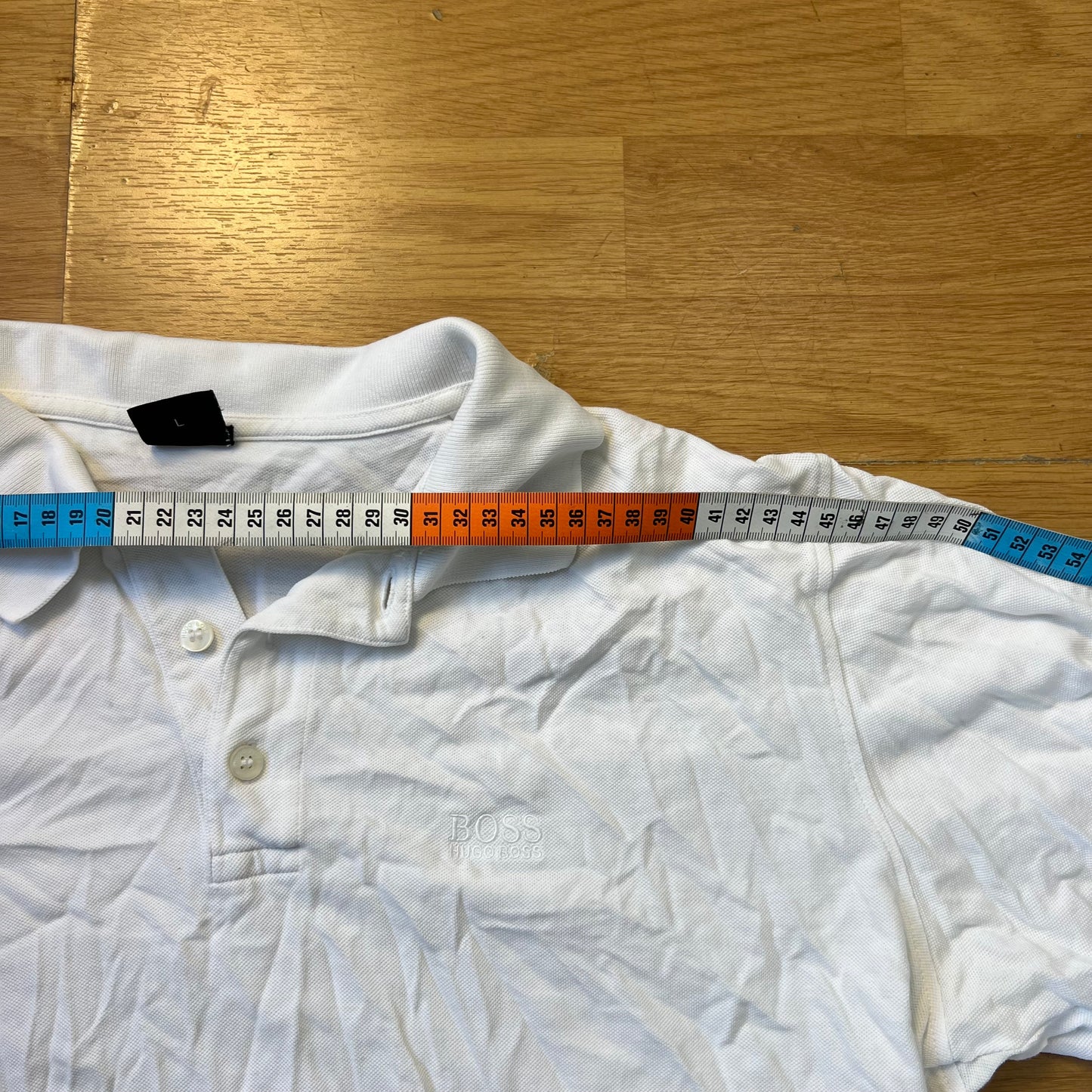 Polo blanc - Hugo Boss - Taille L