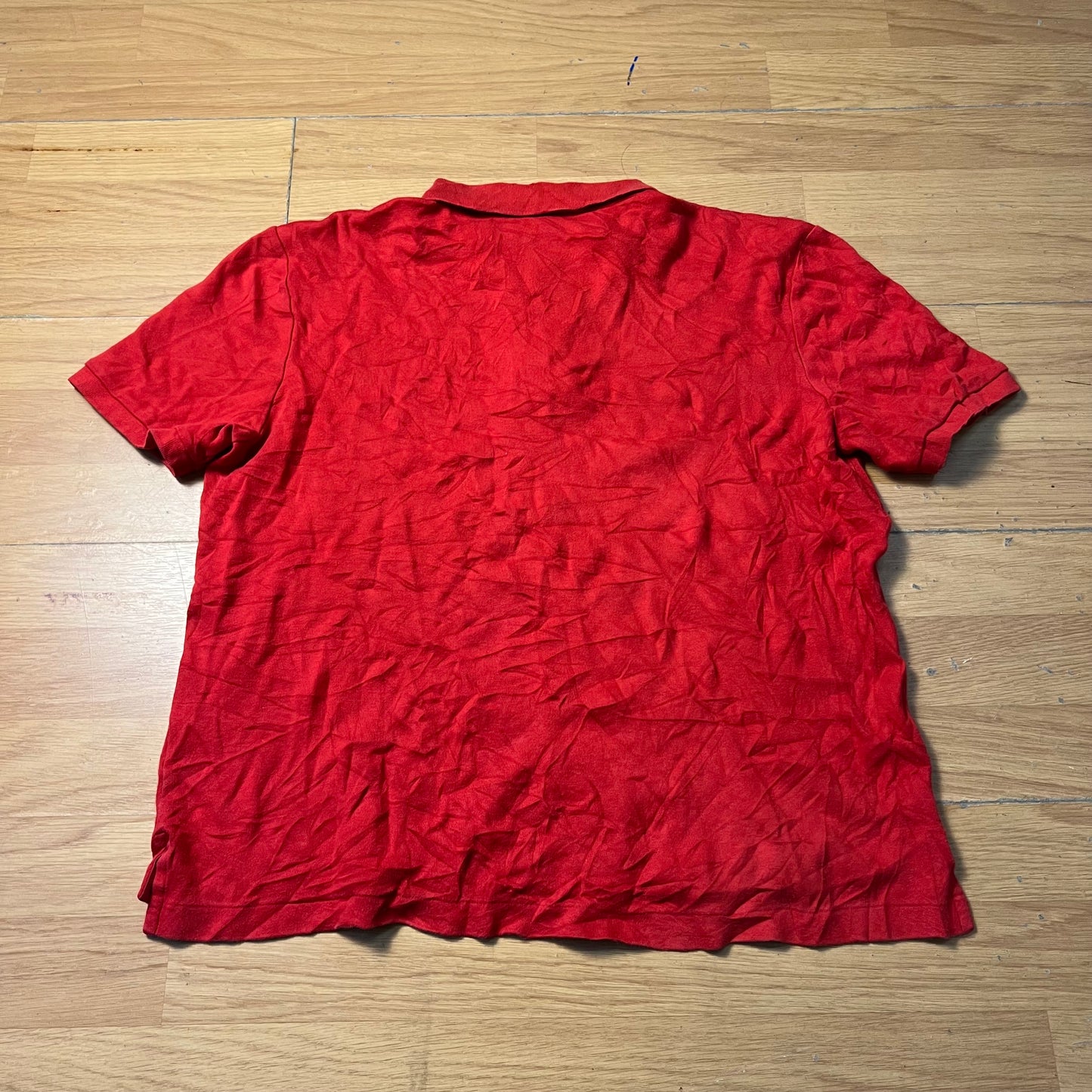 Polo rouge cropped - Ralph Lauren - Taille L