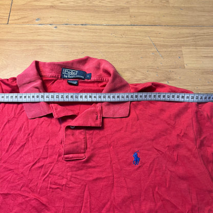 Polo rouge - Ralph Lauren - Taille L