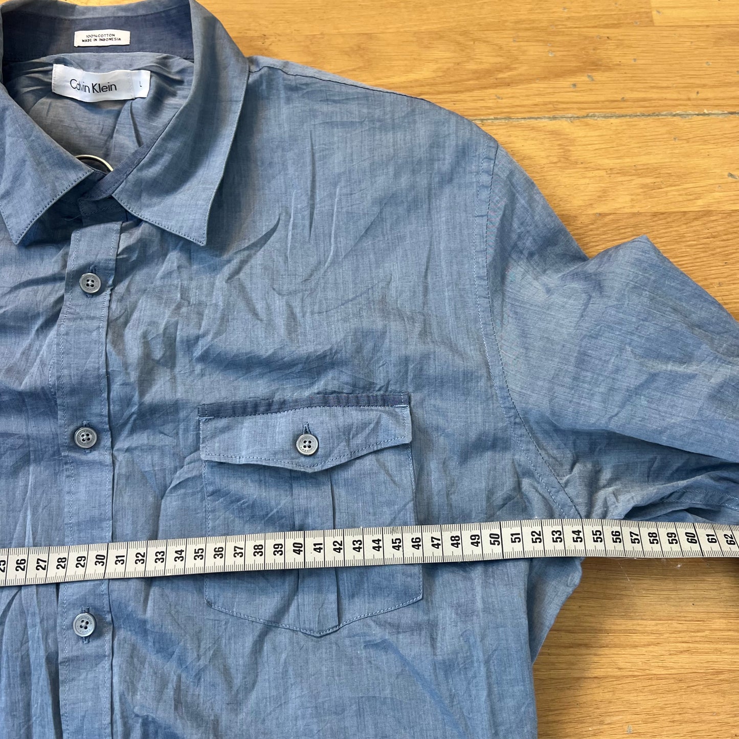 Chemise bleue - Calvin Klein - Taille L