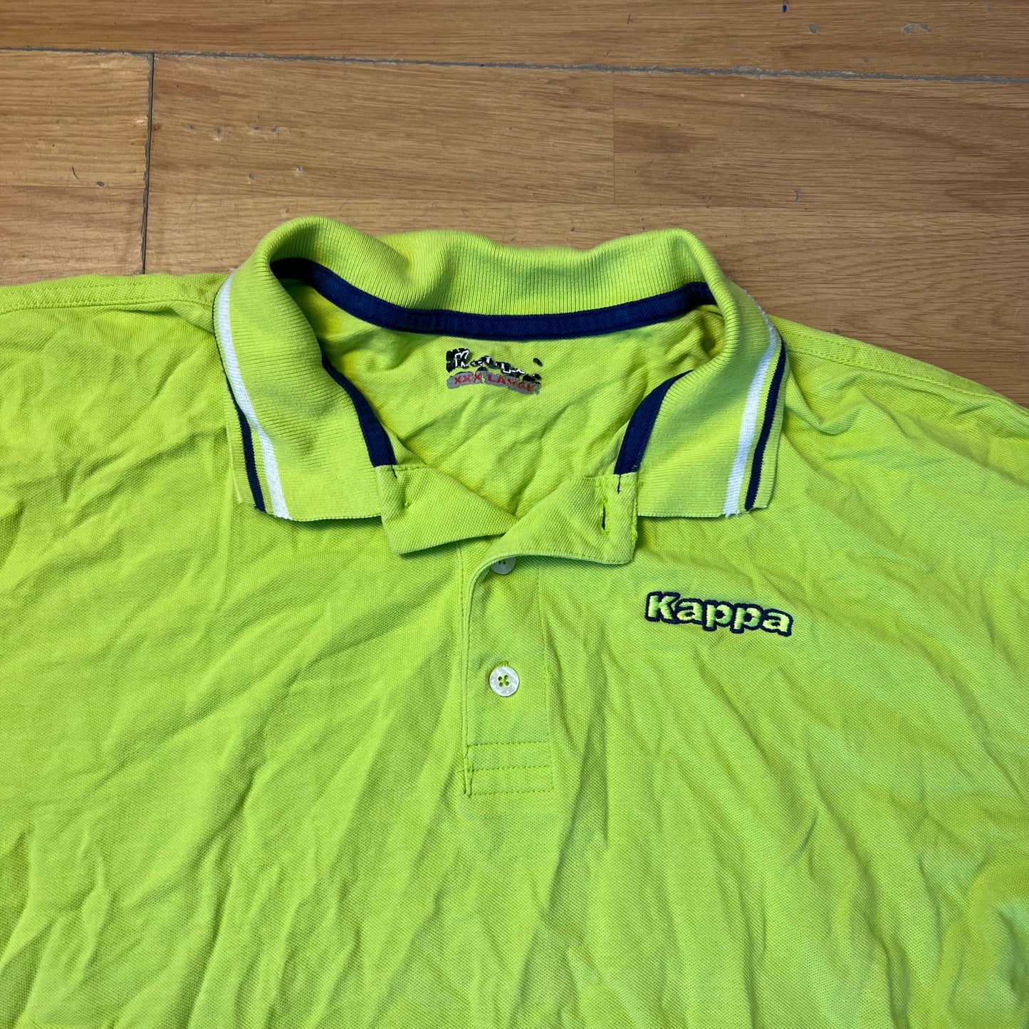 Polo vert fluo - Kappa - Taille XXL