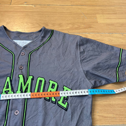 T-shirt baseball gris et vert - Sycamore - Taille M