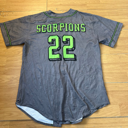 T-shirt baseball gris et vert - Sycamore - Taille M