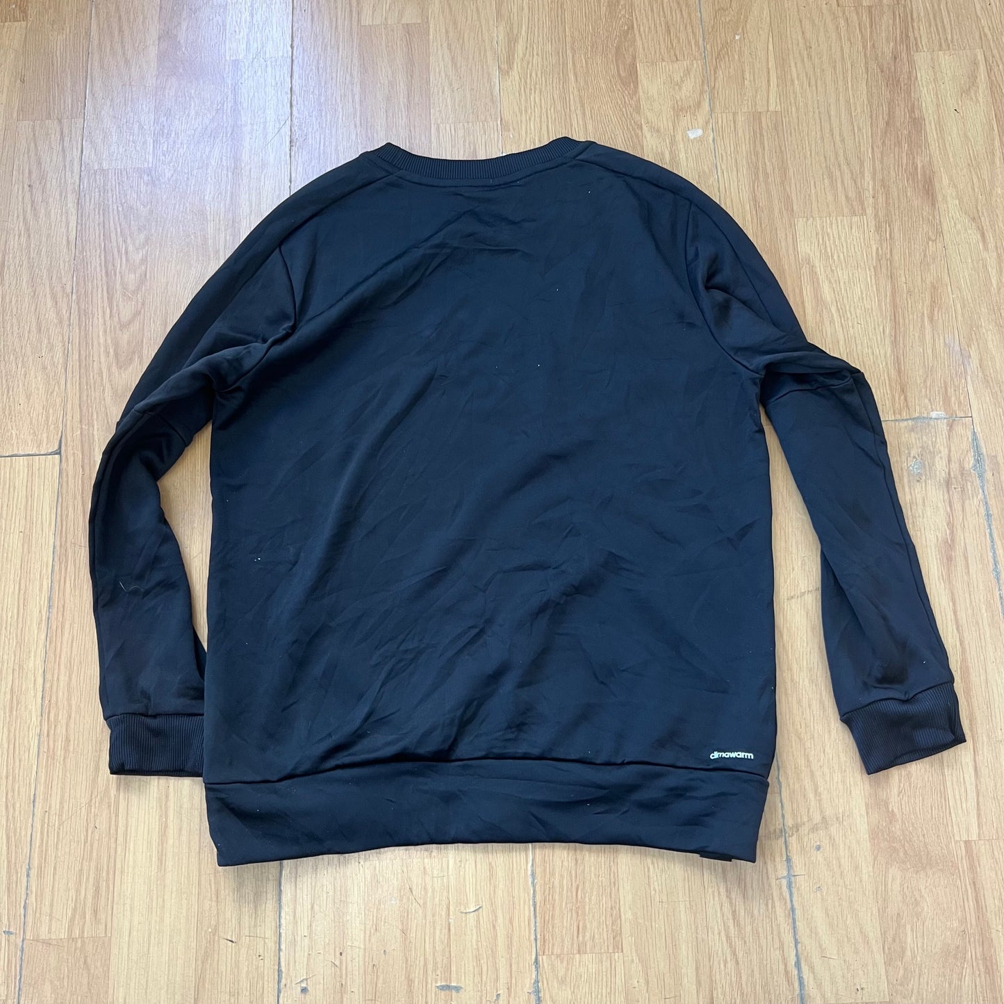 Sweat noir et rouge sans capuche - Adidas - Taille M