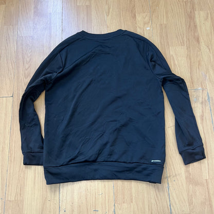 Sweat noir et rouge sans capuche - Adidas - Taille M