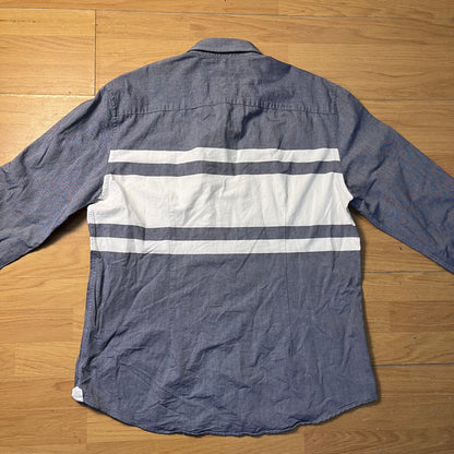 Chemise rayée bleu et blanc Tommy Hilfiger – Taille – XL