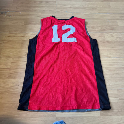 T-shirt basketball rouge et noir - Taille S