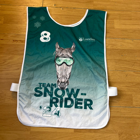 T-shirt de sport vert et blanc pour ski - Taille XL