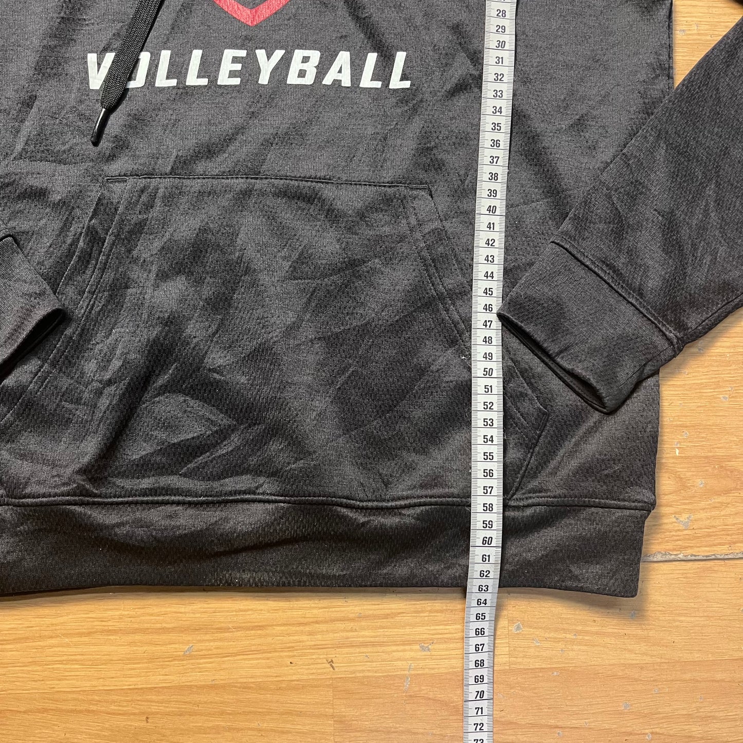 Hoodie gris Orange Lutheran Volleyball - Adidas - Taille S