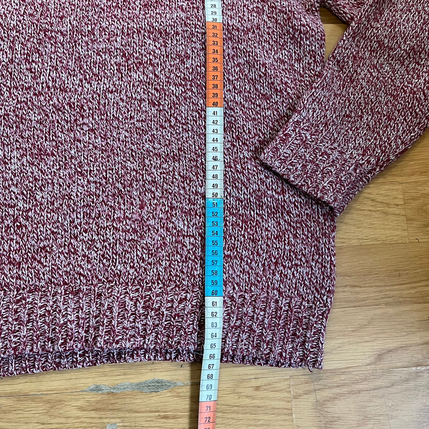 Pull Delaveine rouge – Taille XL