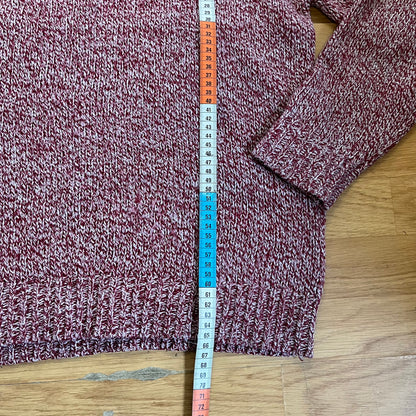 Pull Delaveine rouge – Taille XL
