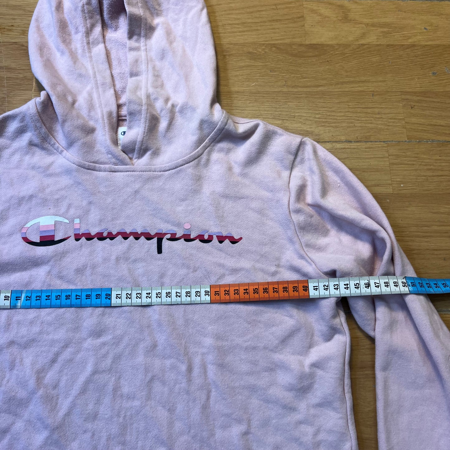 Sweat à capuche rose - Champion (enfant) - Taille XL