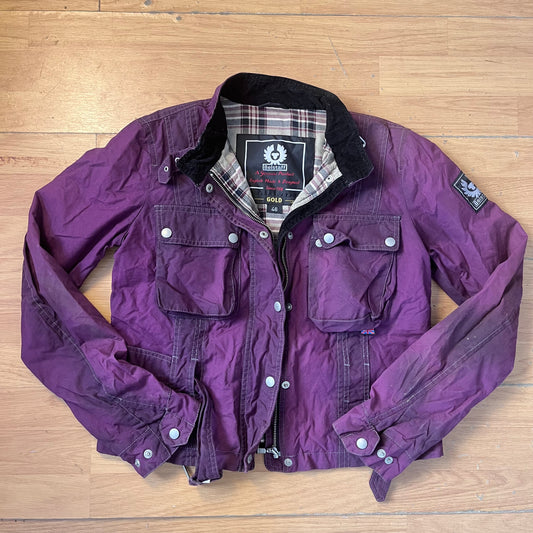Veste style Harrington violet - Belstaff - Taille 46
