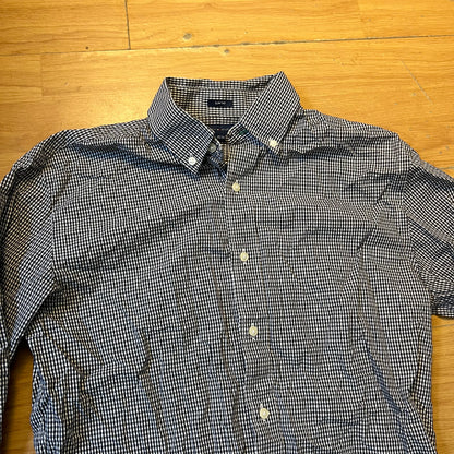 Chemise slim fit à carreaux noir et blanc - Tommy Hilfiger - Taille 34-35