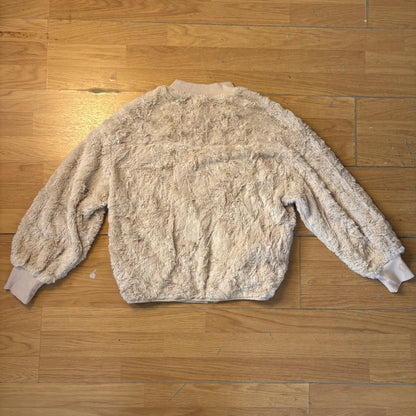 Veste en fausse fourrure beige - HK Works London - Taille M