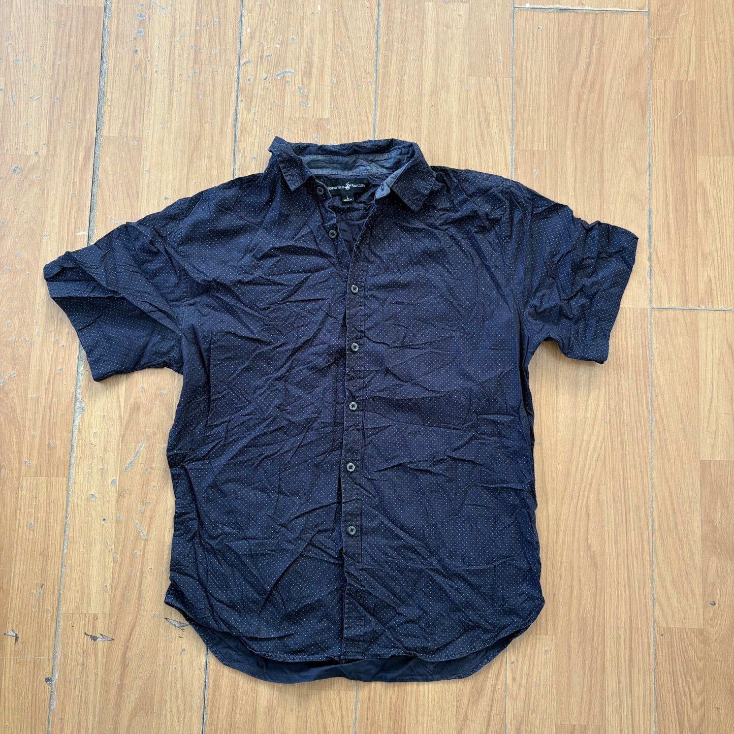 Chemise sans manche bleu a pois - Beverly Hills Polo Club - Taille L