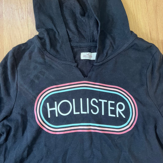 Sweat à capuche noir - Hollister - Taille S