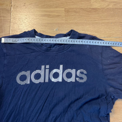 T-shirt bleu marine - Adidas (femme) - Taille S