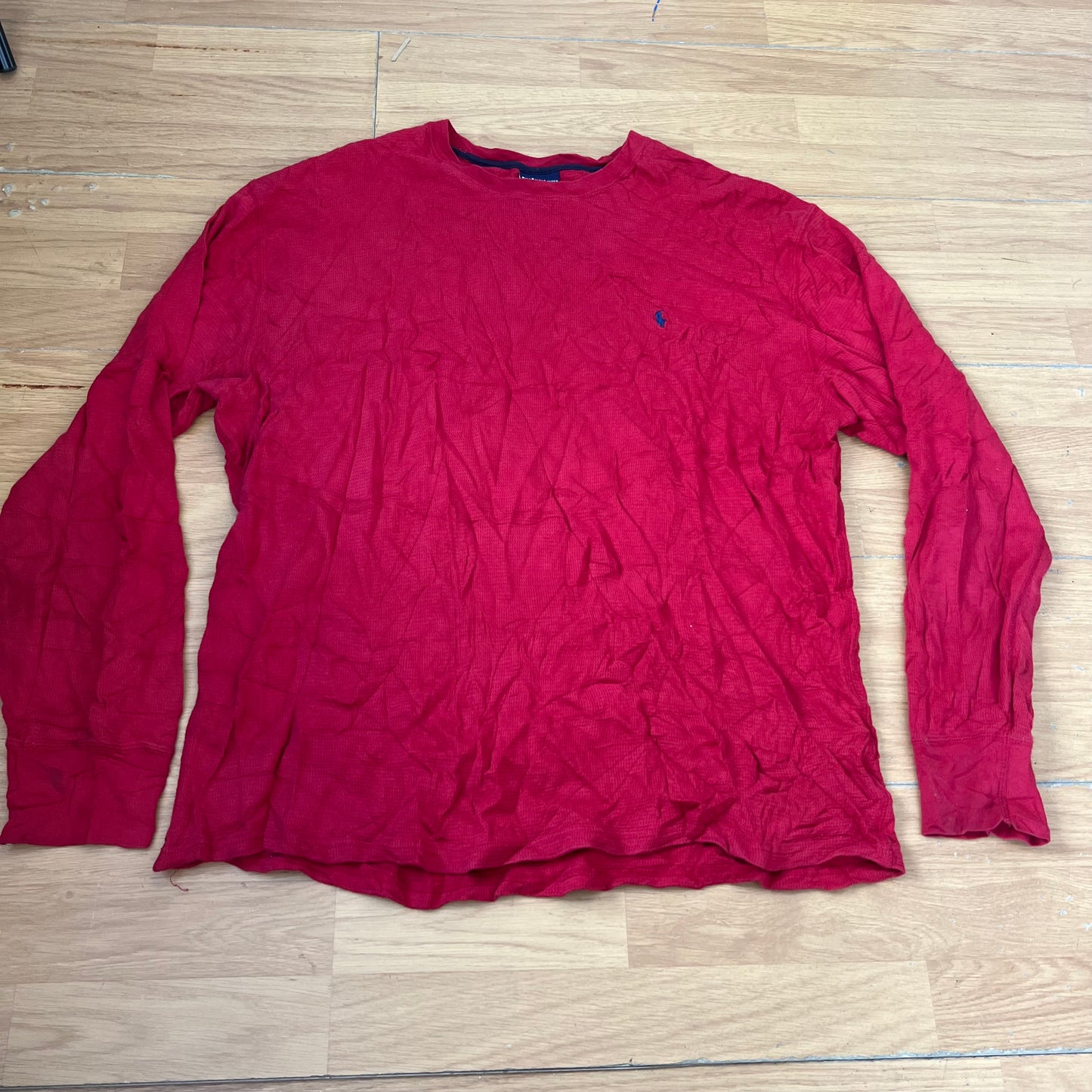 T-shirt manches longues rouge - Ralph Lauren - Taille 2XL